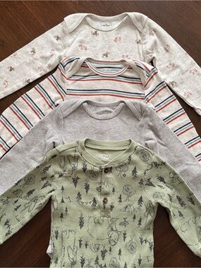 Carter's Long-Sleeve Bodysuit Bundle | 12 months